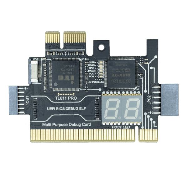 IMPROX® TL611 Pro Multifunction LPC-DEBUG Post PCI Motherboard Diagnostic Tester Card