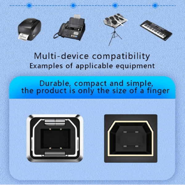 IMPROX® USB C to USB B MIDI Adapter (Pack of 2)