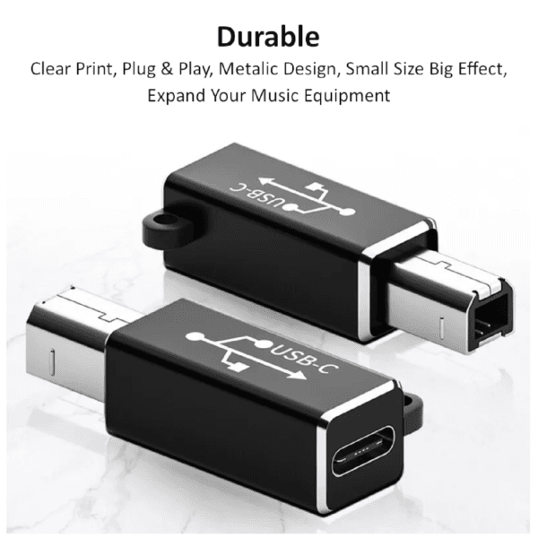 IMPROX® USB C to USB B MIDI Adapter (Pack of 2)
