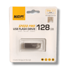 KDM 128GB Speed Pro Elite3.0 Metal Pen Drive (Silver)
